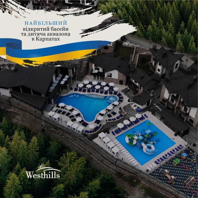 Westhills Cottage Town & Spa Bukovel Exterior foto